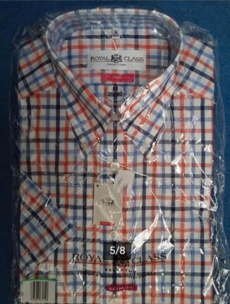 Royal Class Slim Fit Overhemden met lange en korte mouwen., Kleding | Heren, Ophalen of Verzenden, Nieuw