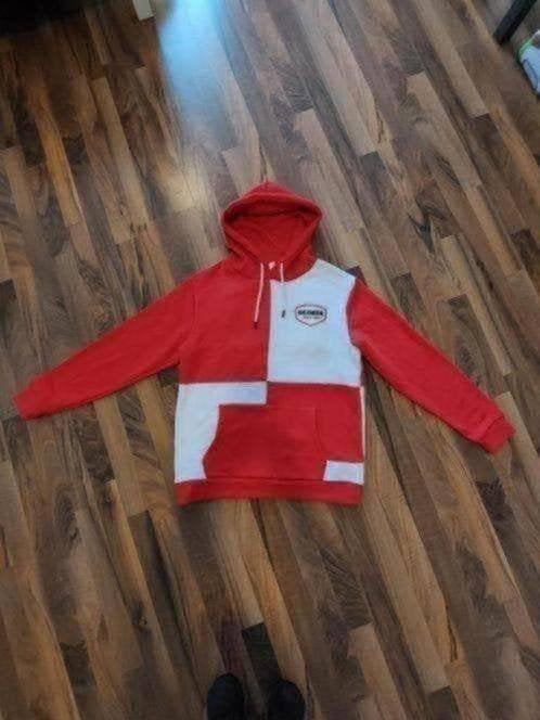 Rode/Witte hoodie van Beimer, Maat XS, nieuwe, Ophalen of Verzenden, Nieuw, Maat 34 (XS) of kleiner, Rood