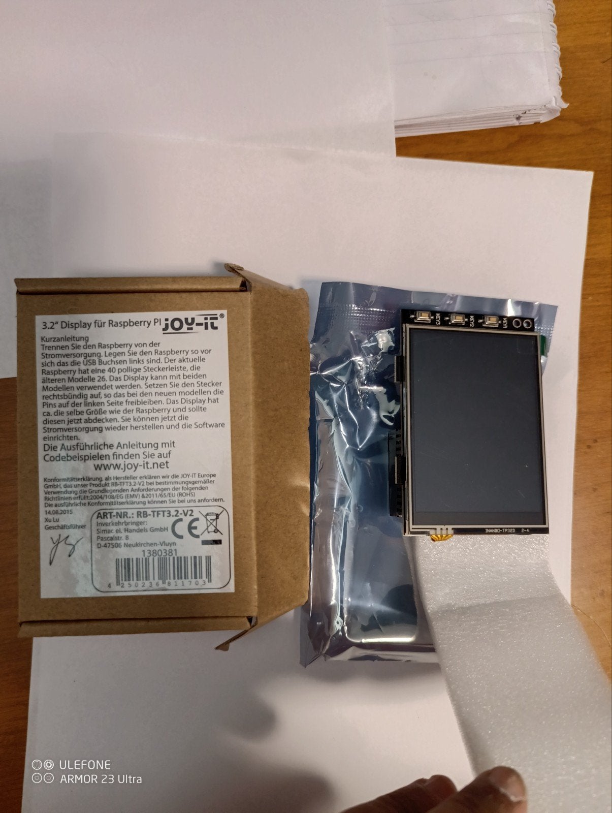 3.2 kleuren scherm voor Raspberry pi, Ophalen of Verzenden