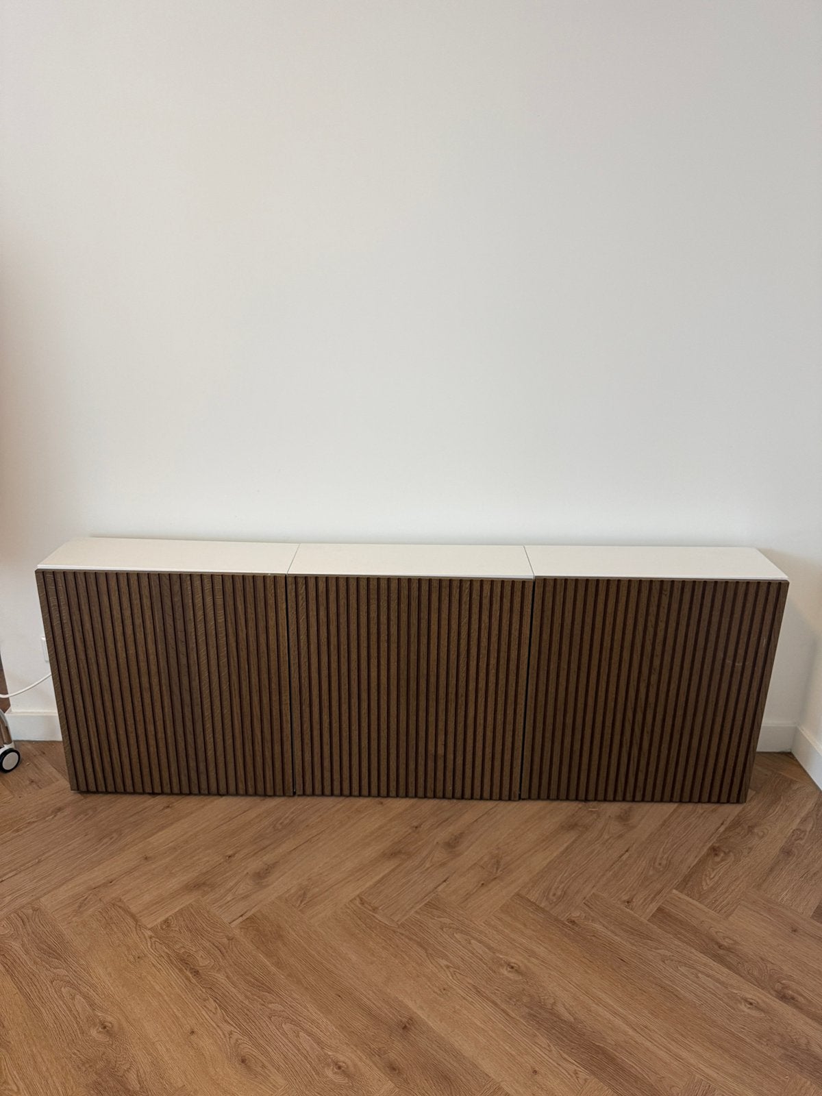 Ikea Besta met Björköviken deuren TV meubel of wandkast, Ophalen, Gebruikt, 50 tot 100 cm, Minder dan 25 cm