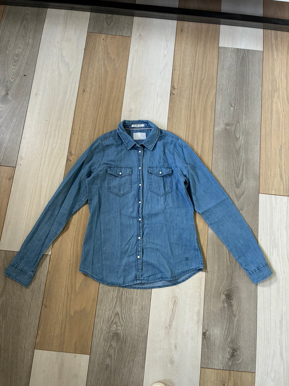 Mooie jeans bloes spijkerblous maat xs 34  Anti Blue, Ophalen of Verzenden, Zo goed als nieuw, Maat 34 (XS) of kleiner, Blauw