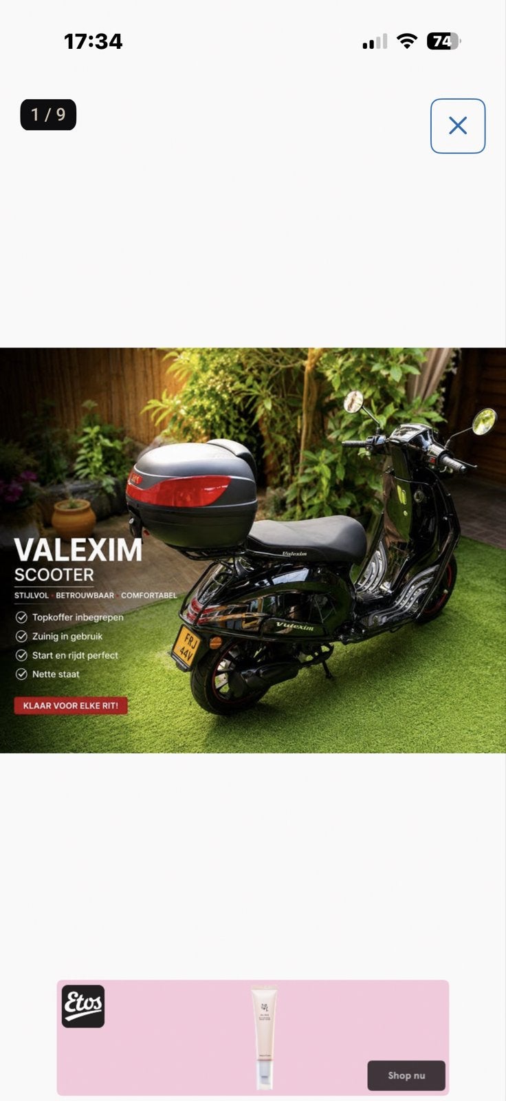 VALEXIM SPECIAAL Scooter - Onbegrensd, Vol Opties!, Ophalen, Overige modellen, Maximaal 45 km/u, Nieuw