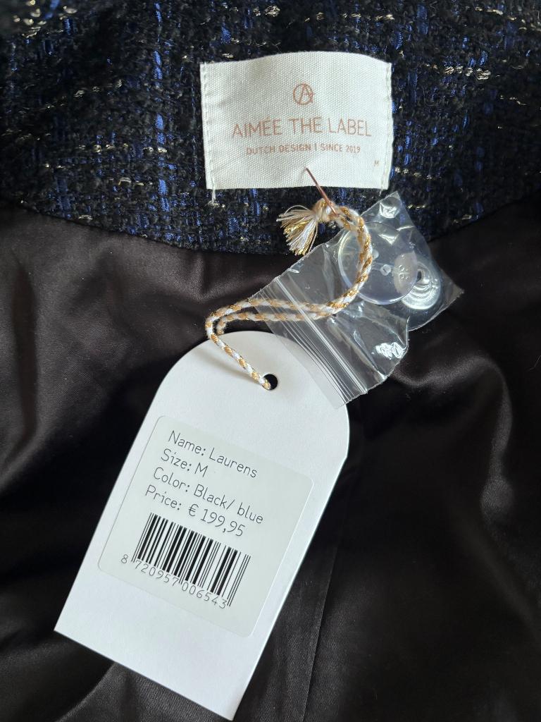 Aimée the label gilet maat M, Kleding | Dames, Maat 38/40 (M), Aimée the label, Blauw, Nieuw