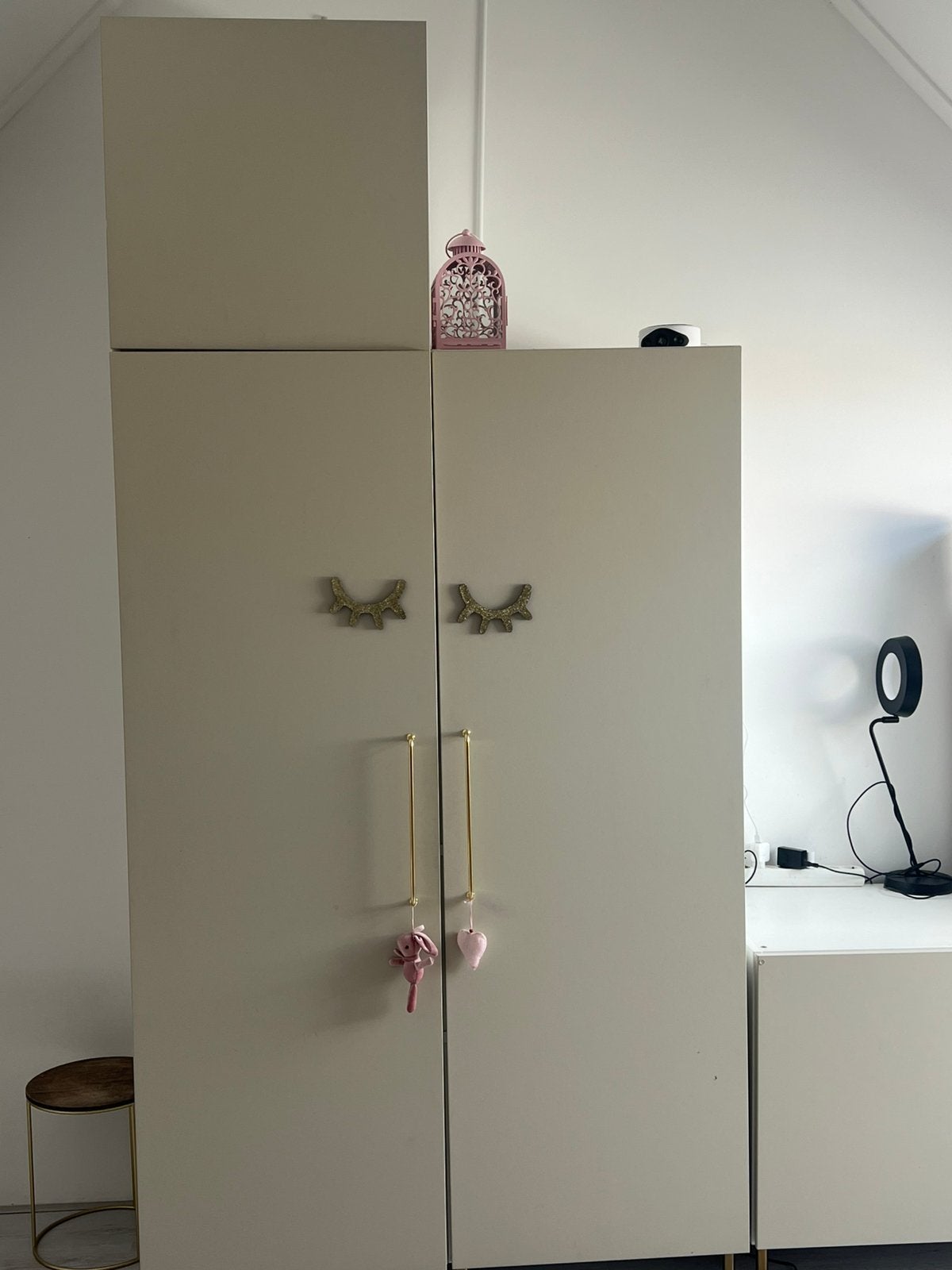 Prachtige Ikea Platsa beige kledingkast, Huis en Inrichting, Ophalen of Verzenden, Zo goed als nieuw, 50 tot 75 cm, 200 cm of meer
