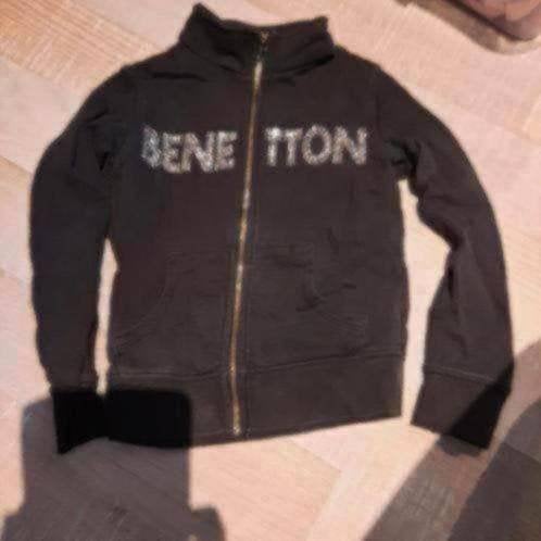 104 vest benneton, Kinderen en Baby's, Kinderkleding | Maat 104, Verzenden, Gebruikt, Meisje, Trui of Vest