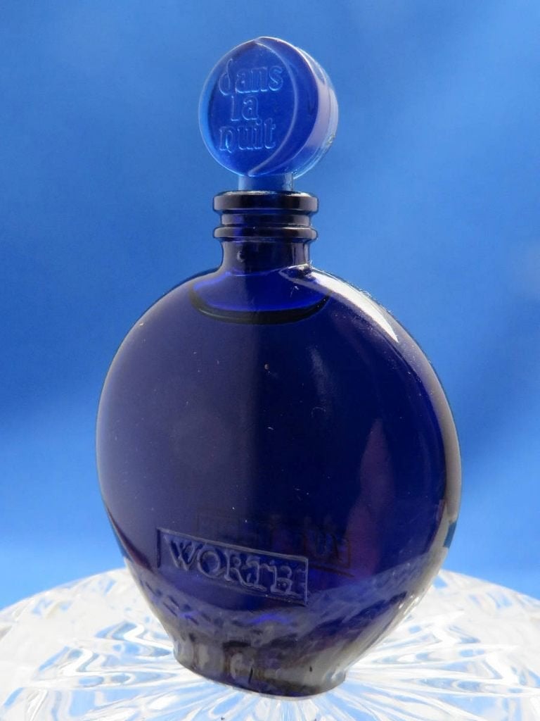 Mini - WORTH - Dans la Nuit - 7ml - edt - 5,9cm, Ophalen of Verzenden, Gebruikt, Miniatuur, Gevuld