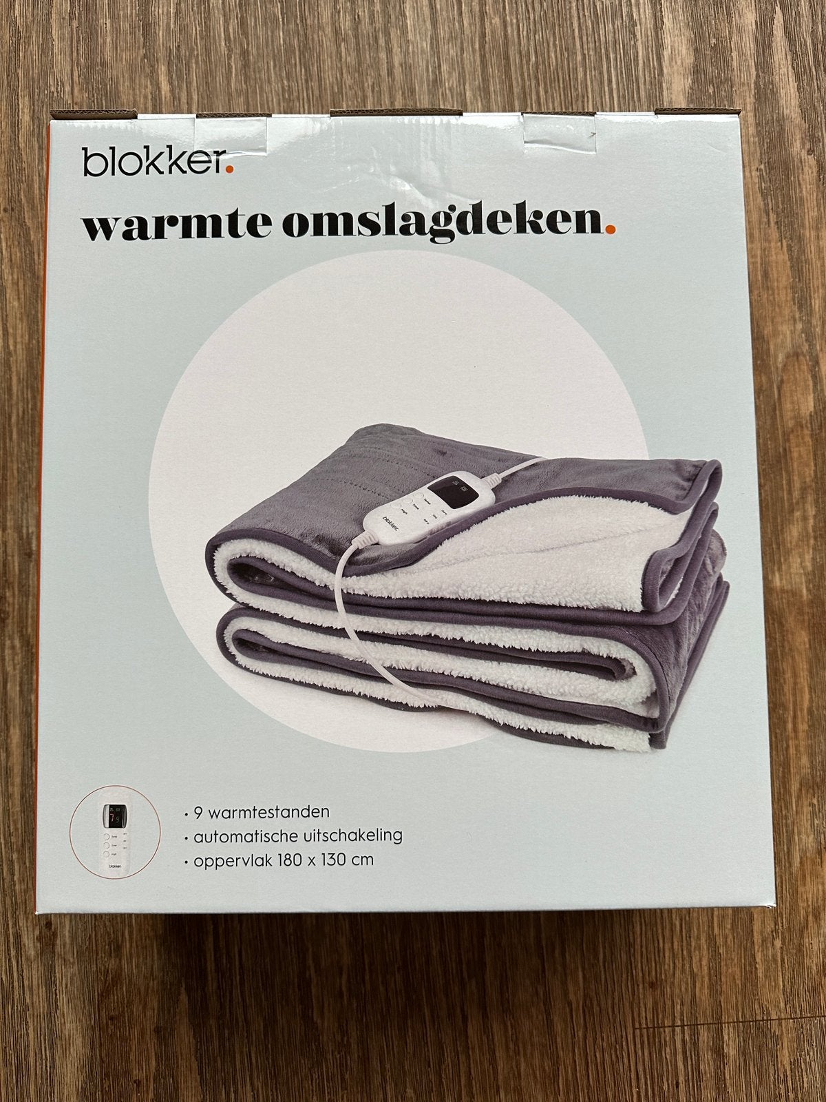 GLOEDNIEUWE warmte omslagdeken - Blokker, Ophalen, Nieuw