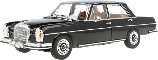 Mercedes Benz 280 SE 1968 Zwart Modelauto 1/18 Norev, Auto, Norev, Ophalen of Verzenden, Norev