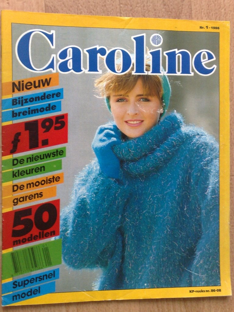 2 x Caroline internationale breimode 1986 en 1987 , samen €2, Verzenden, Breien of Haken, Patroon of Boek