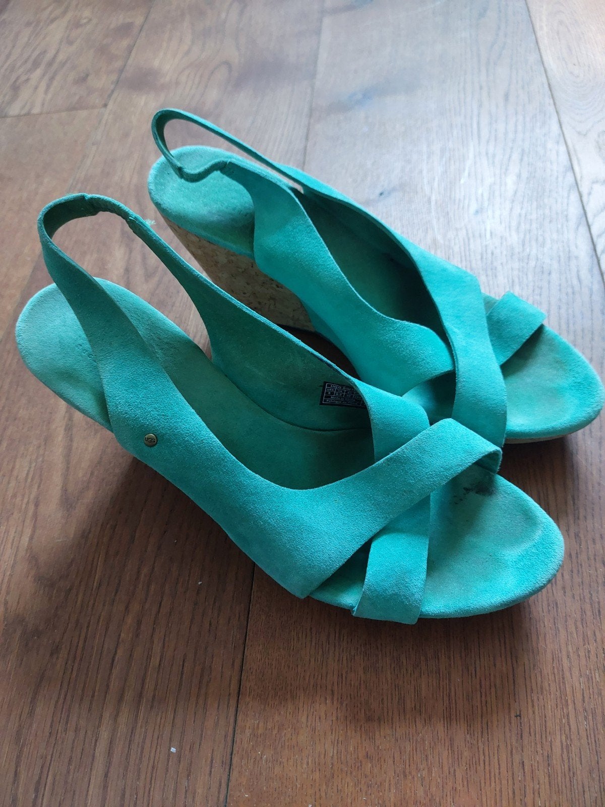 uggss sleehak maat 39 ....20euro ! gedragen maar netjes, Ophalen of Verzenden, Zo goed als nieuw, Zwart, Sandalen of Muiltjes