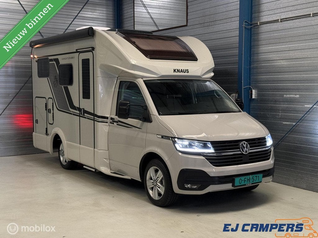 Volkswagen Knaus Van 500 MQ Zo goed als nieuw! AUTOMAAT, Automaat, Ringverwarming, Airbags, Bedrijf