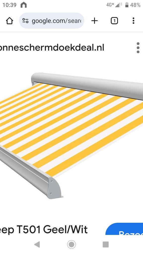 zonnewering, Ophalen, Gebruikt, Elektrisch, 150 tot 300 cm