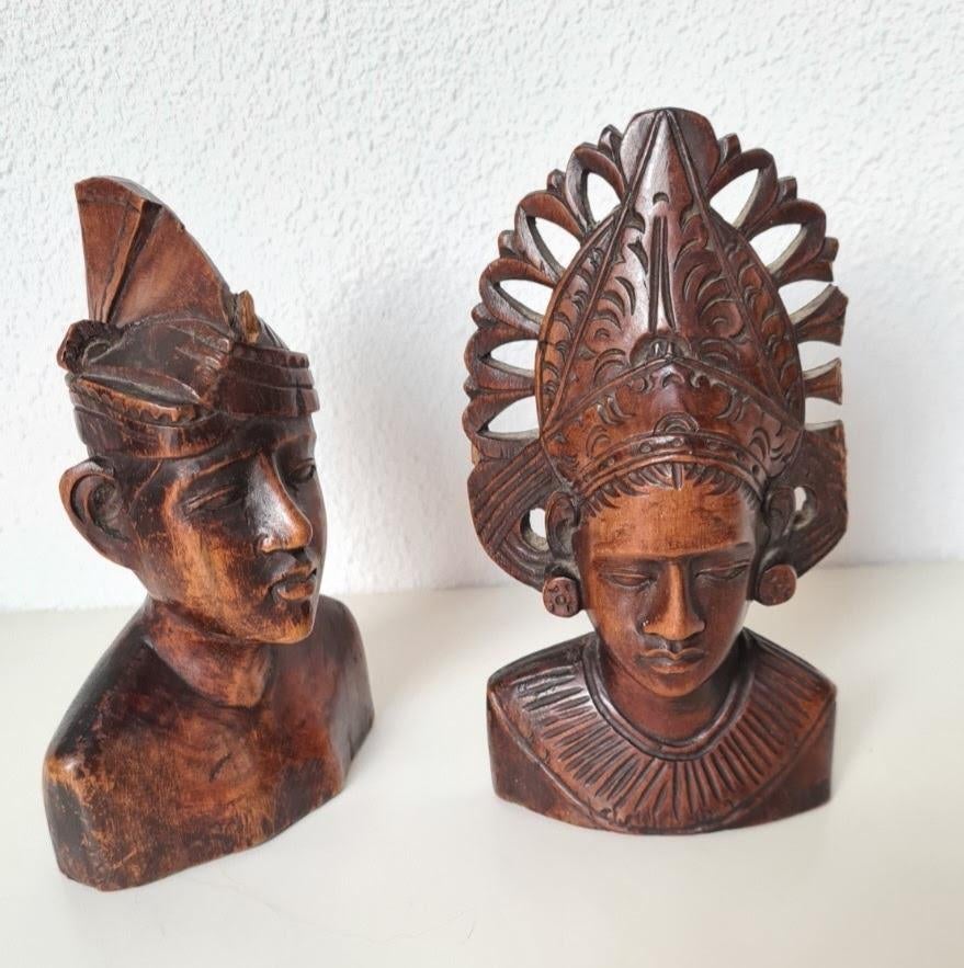 Antieke Balinese houtsnijwerk, Ophalen of Verzenden