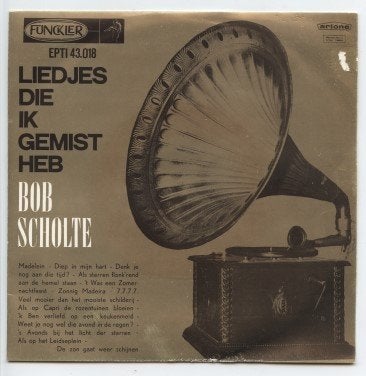 E.P. " Liedjes die ik gemist heb " van Bob Scholte uit 1964, Gebruikt, Verzenden, 7 inch, Levenslied of Smartlap