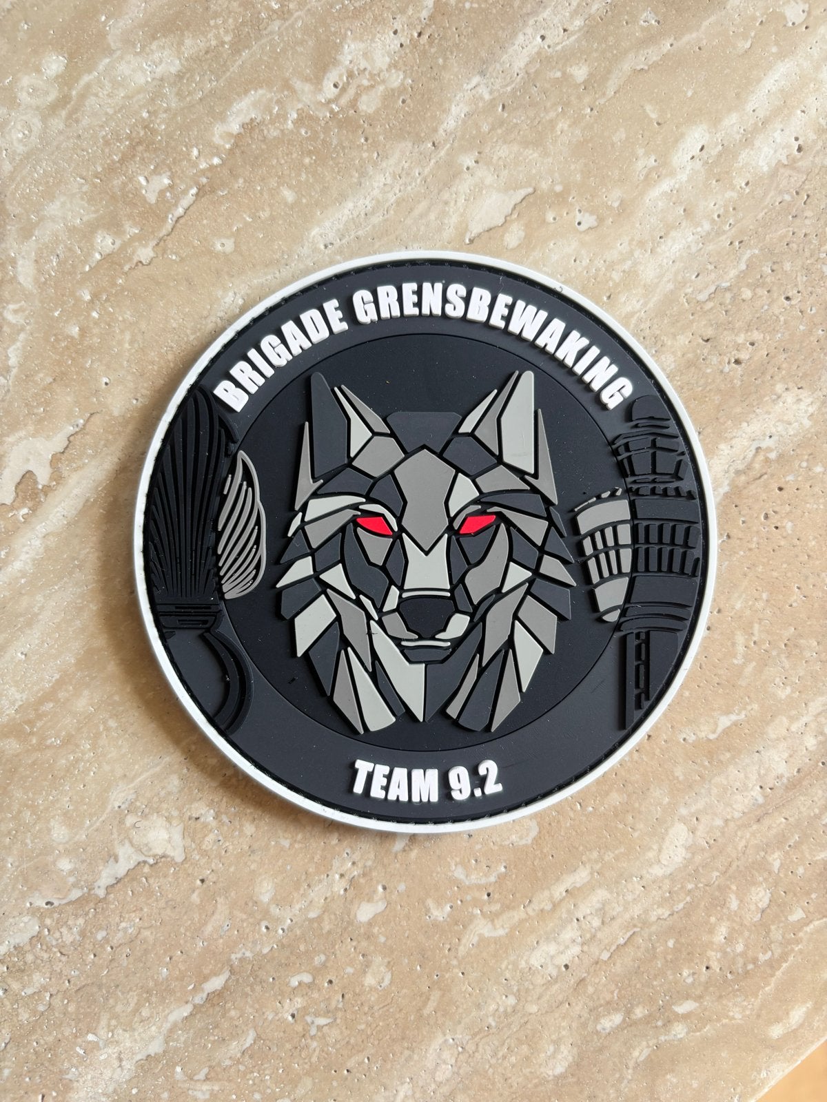 Brigade Grensbewaking Patch - koninklijke marechaussee, Verzenden, Zo goed als nieuw