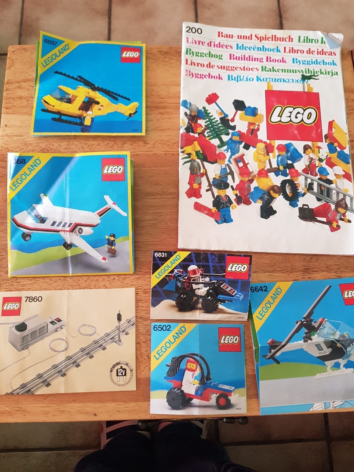 Boekjes Lego van vroeger. Zonder doosje handleiding, Gebruikt, Lego, Accessoire, Ophalen of Verzenden