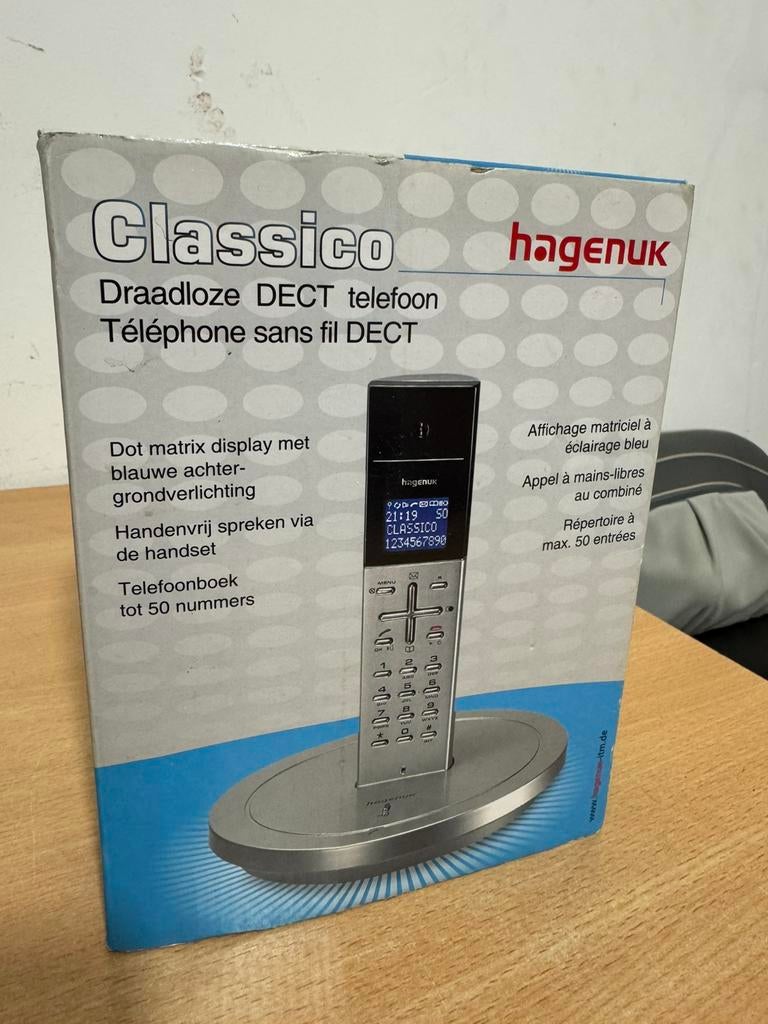 Hagenuk Draadloze Telefoon ( Splinternieuw ), Ophalen of Verzenden, Nieuw, 1 handset
