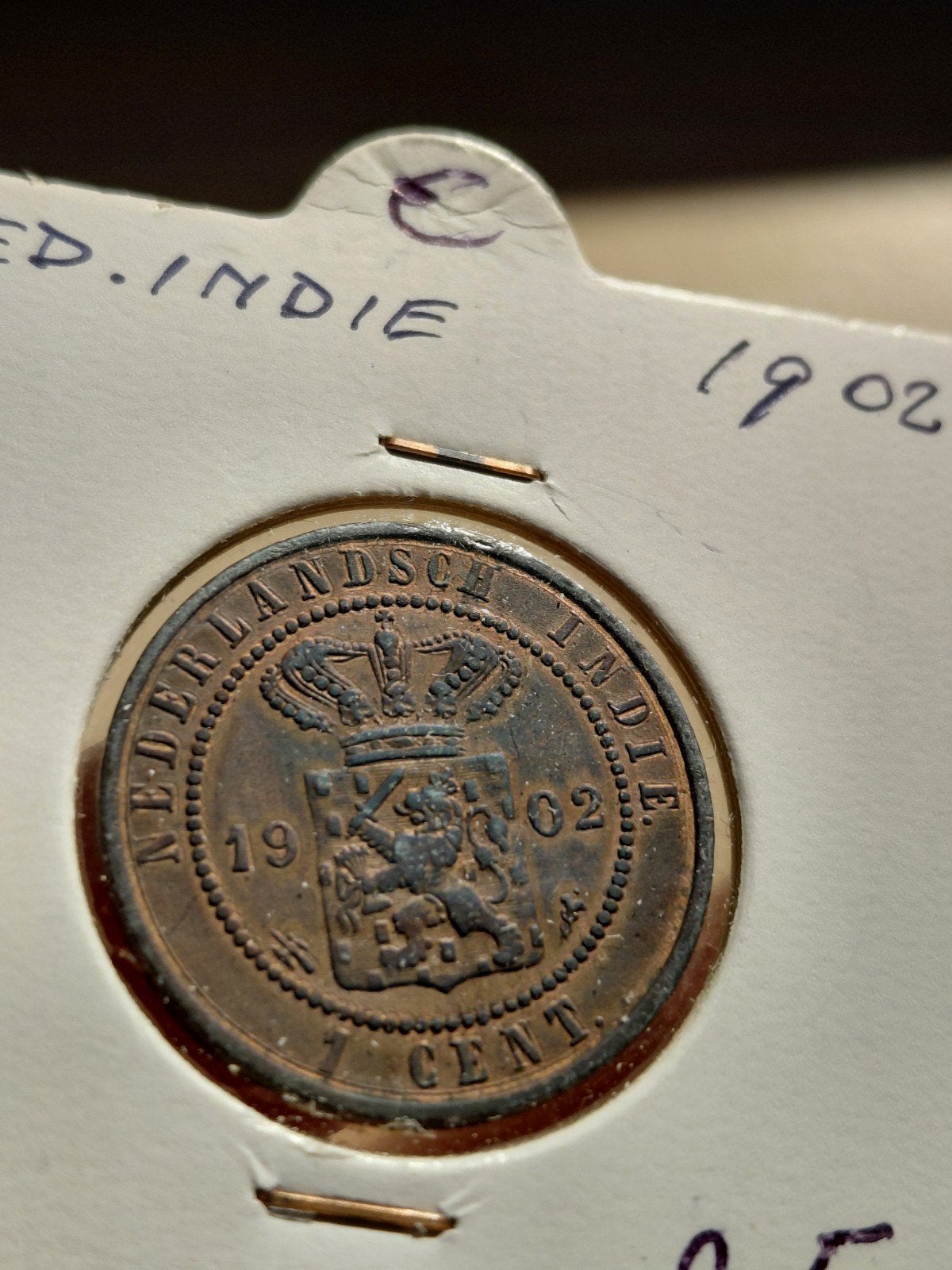 Nederlands-Indië 1 cent 1902, Ophalen of Verzenden