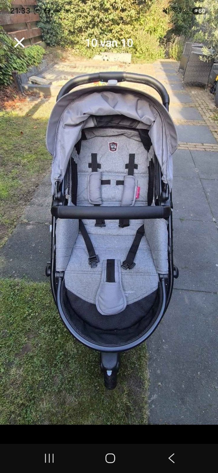 William Kent 1733 Wandelwagen 3 wielen - Z.g.a.n., Ophalen, Zo goed als nieuw, Kinderwagen, Overige merken