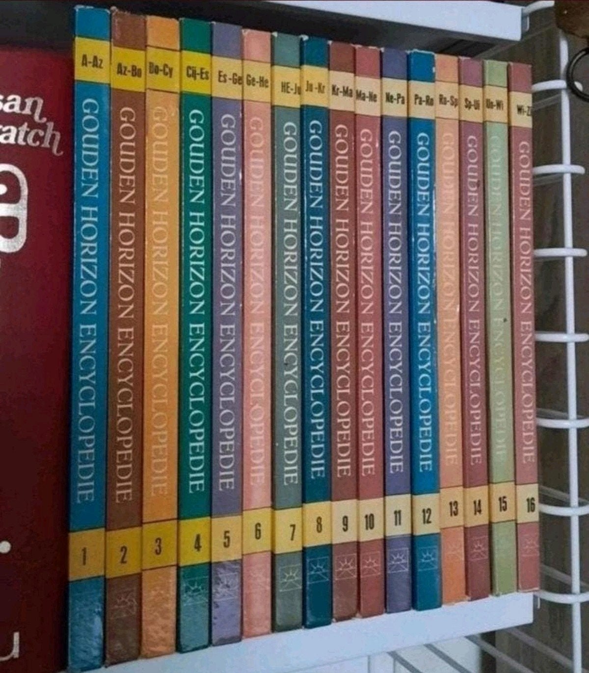 Gouden Horizon Encyclopedieën reeks uit de jaren '70, Boeken, Encyclopedieën, Ophalen of Verzenden, Complete serie