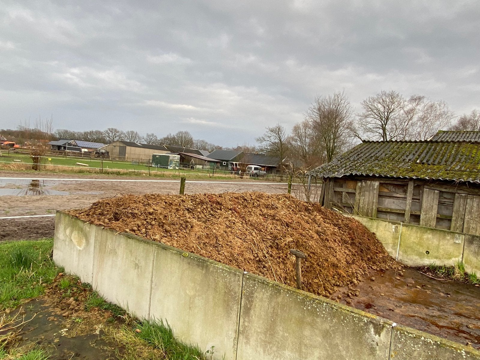 Gratis biologische paardenmest voor tuin en moestuin, Ophalen