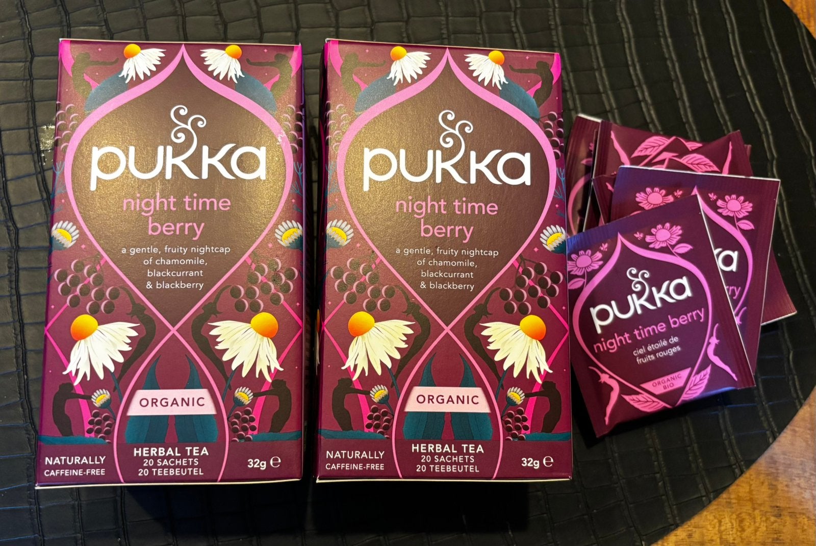 Pukka night time berry thee, Ophalen