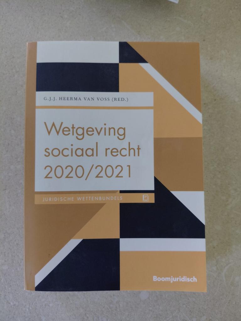 Wetgeving sociaal recht 2020/2021 - Juridische wettenbundel, Ophalen, HBO, Zo goed als nieuw, Gamma