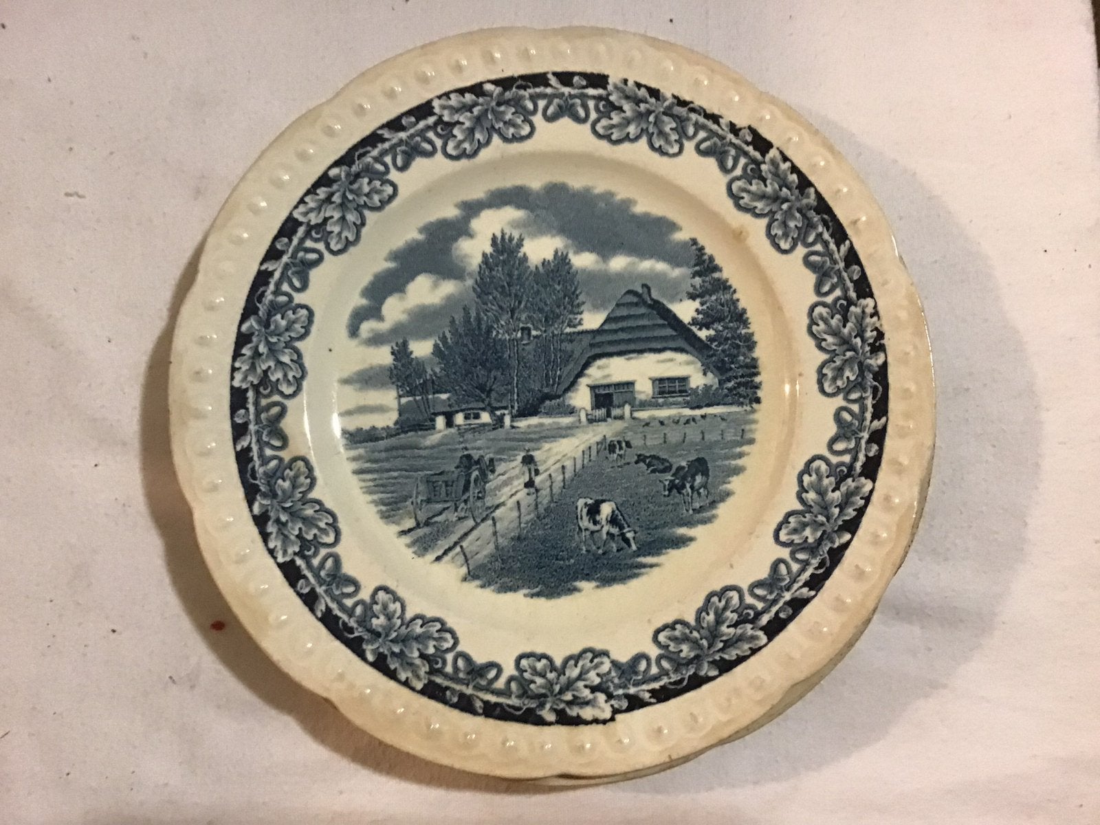 4 hele oude borden Boerhoeve, Ophalen of Verzenden