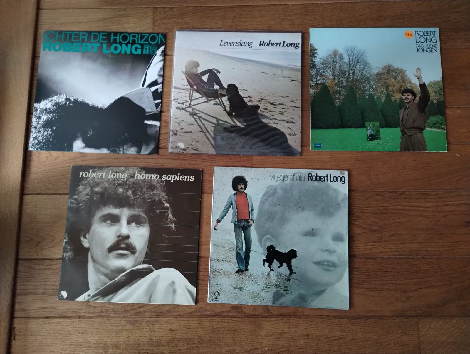 Robert Long 5 ELPEE’s, Cd's en Dvd's, Vinyl | Nederlandstalig, Ophalen of Verzenden, Gebruikt, 12 inch, Levenslied of Smartlap