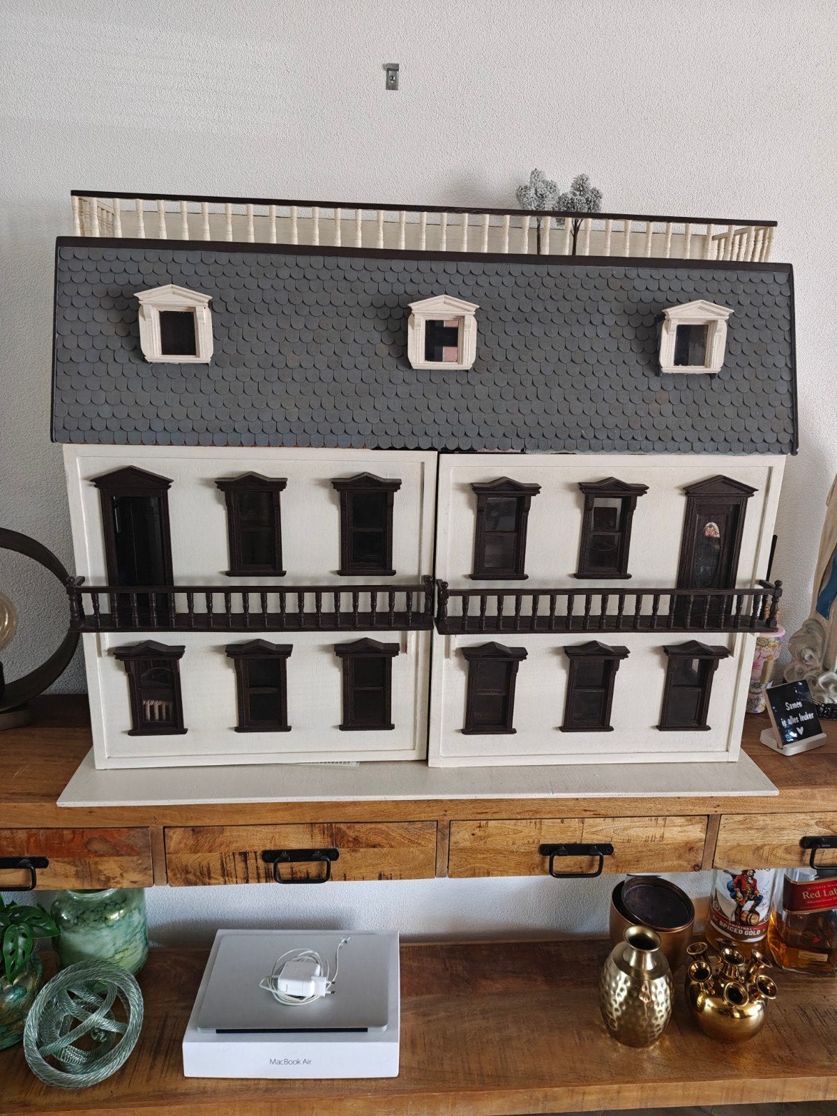 Mooi Victoriaans houten poppenhuis - opknapproject, Ophalen