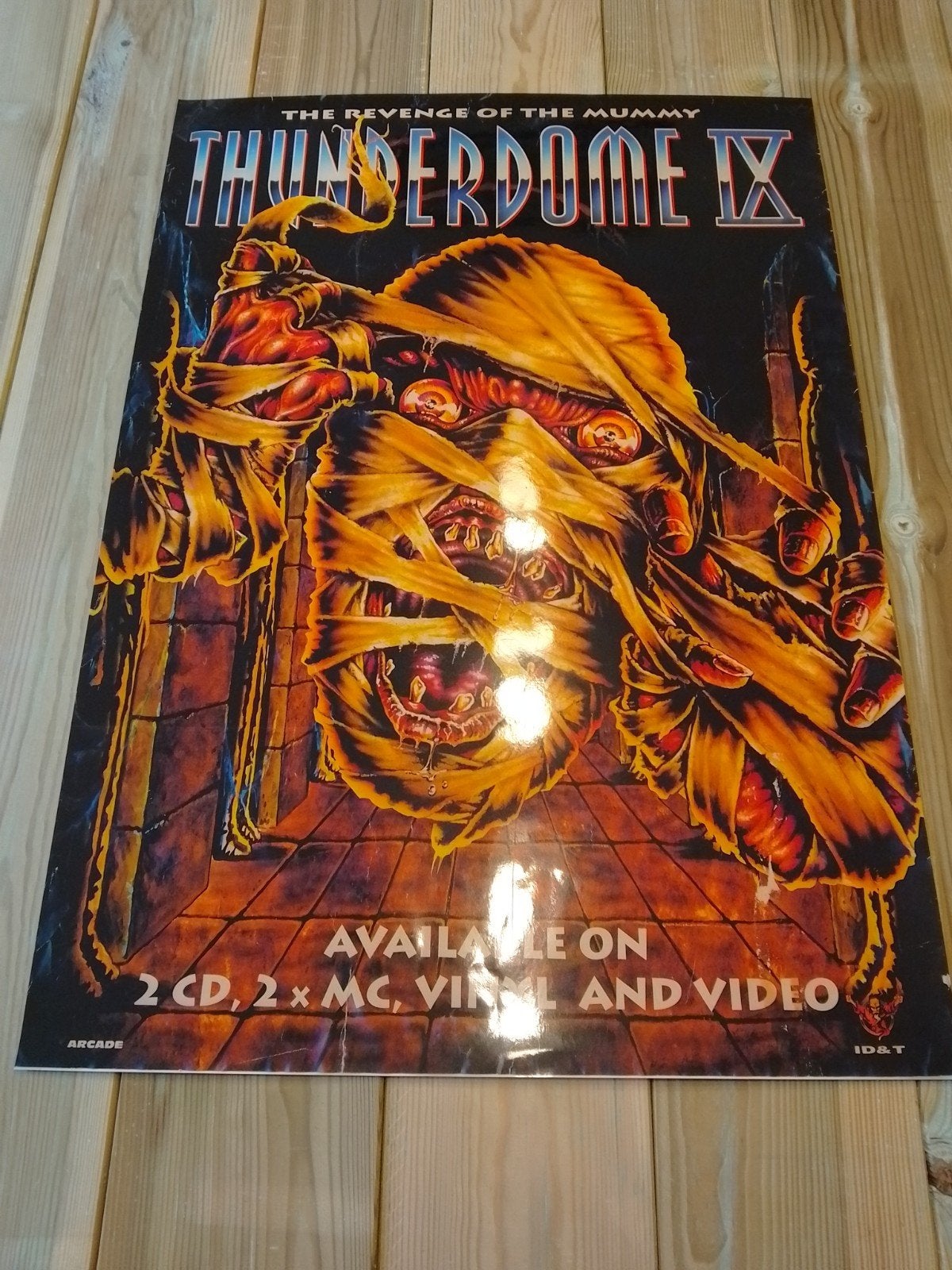 Thunderdome IX poster hardcore gabber ID&T, Verzamelen, Posters, Nieuw, Muziek, Ophalen of Verzenden