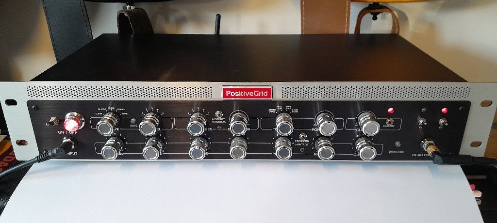Positive Grid BIAS-Rack gitaar/bas versterker 600 Watt RMS., Ophalen of Verzenden, Zo goed als nieuw, Gitaar, 100 watt of meer