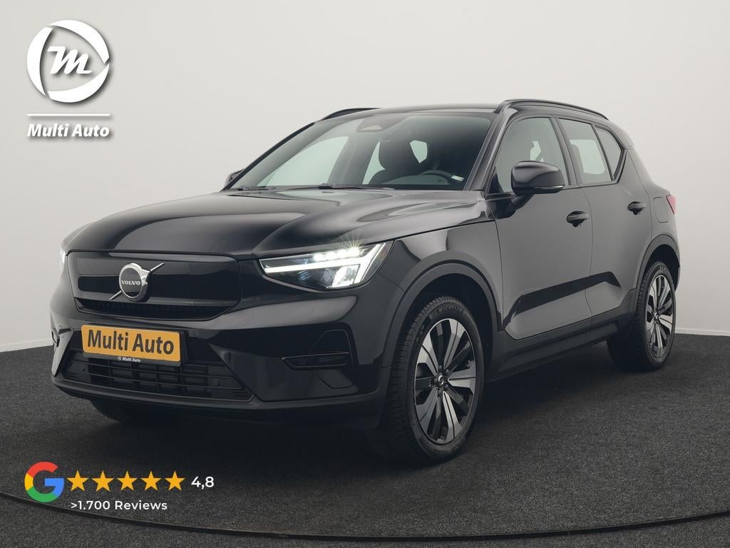 Volvo XC40 Recharge 67 kWh 231pk Dealer O.H. | Trekhaak Af F, Auto's, Volvo, Stof, Gebruikt, Zwart, Zwart