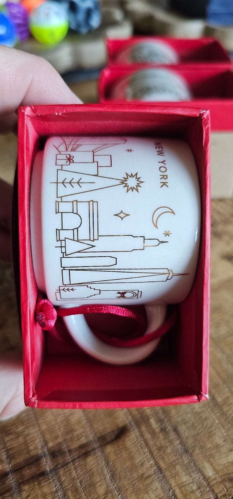 Starbucks "You Are Here" Newyork Holiday Gold Edition Orname, Ophalen of Verzenden, Nieuw