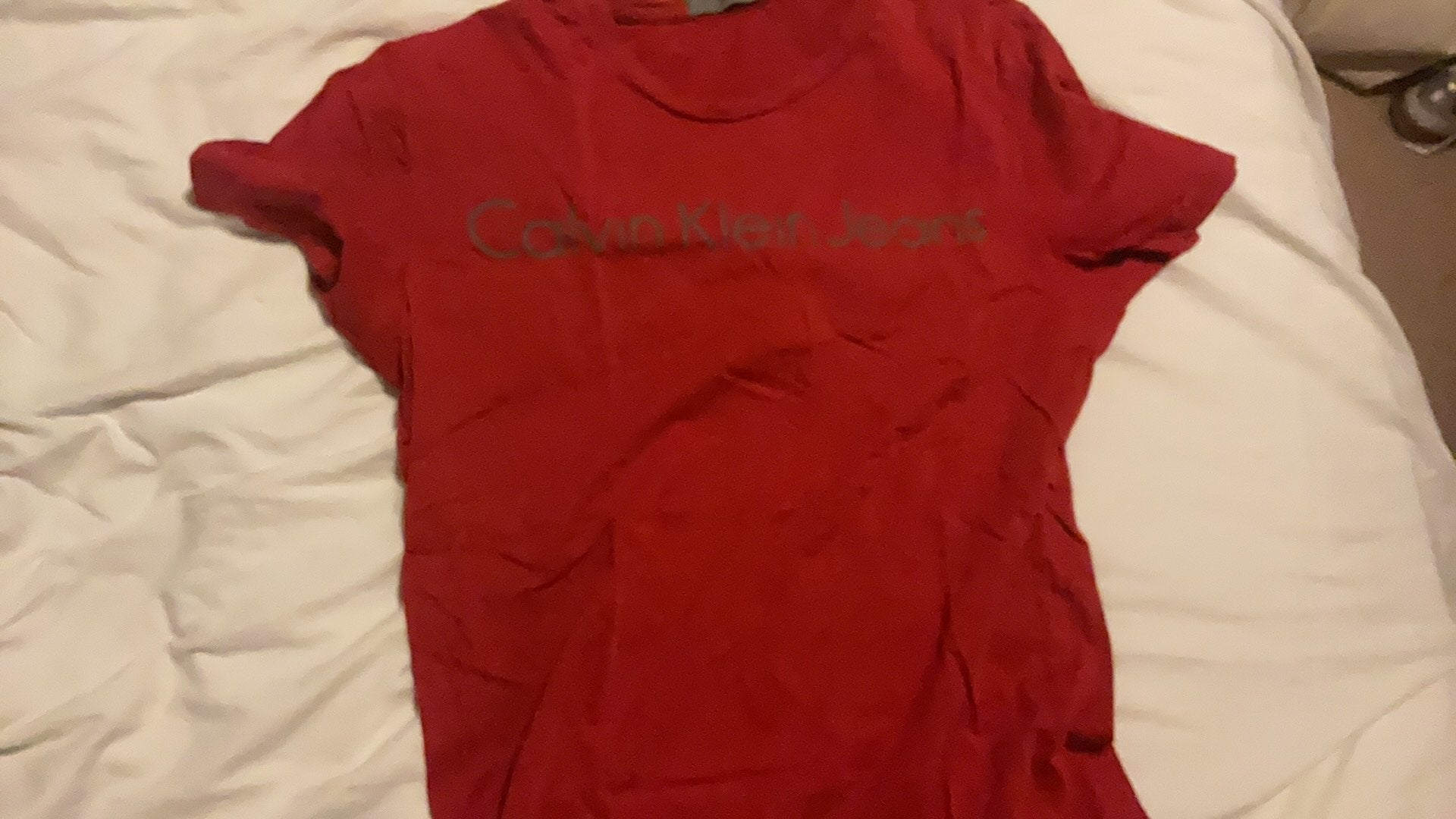 Calvin klein shirt, Maat 38/40 (M), Ophalen of Verzenden, Korte mouw, Gedragen