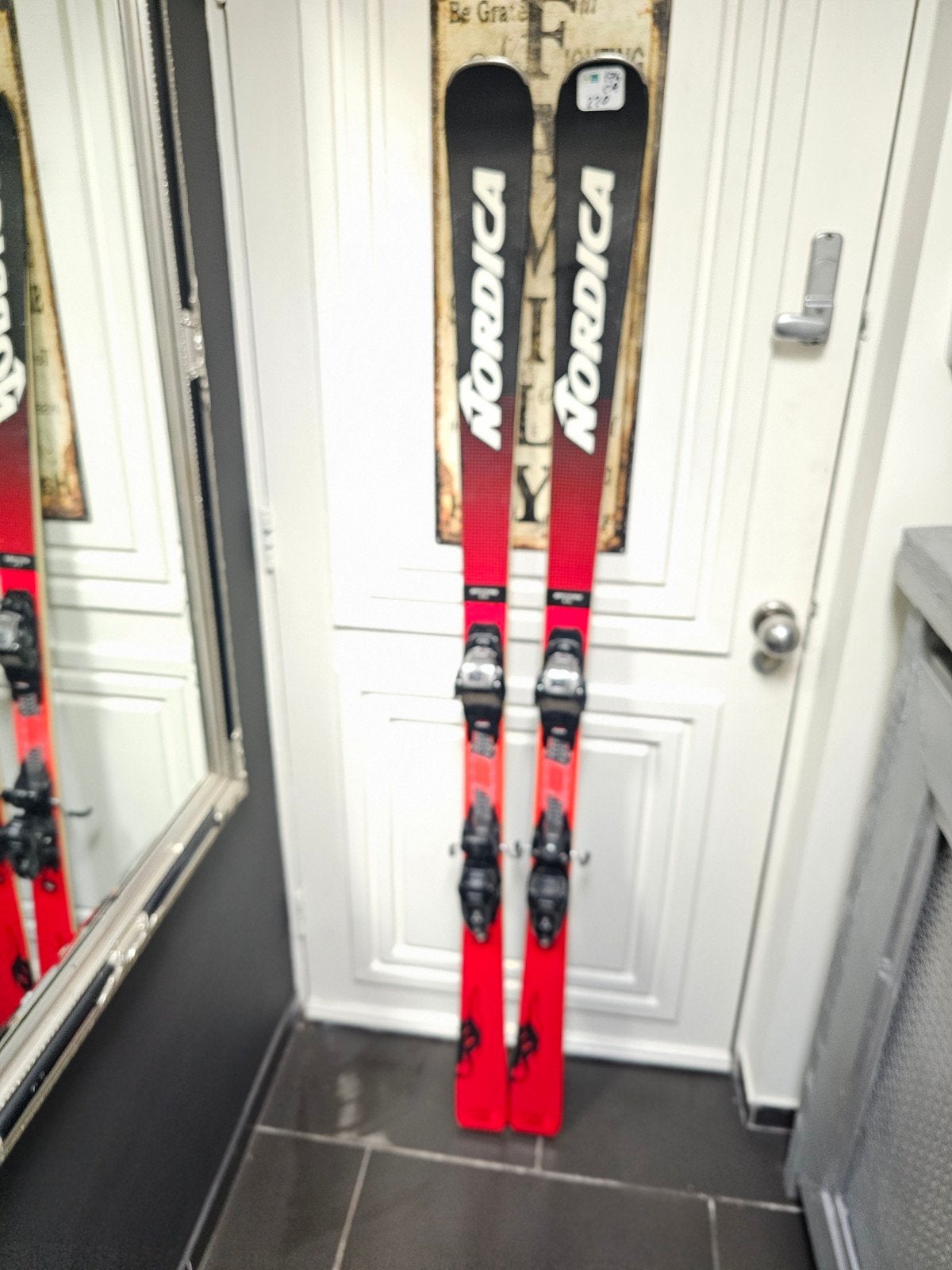 174cm NORDICA DOBERMANN SPITFIRE CA ALL ROUND CARBON WOODCOR, 160 tot 180 cm, Gebruikt, Ophalen of Verzenden, Carve
