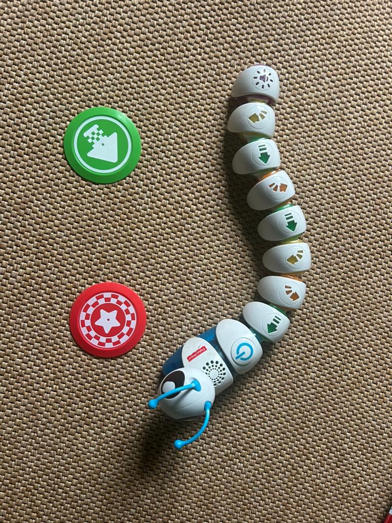 Fisher-Price Co de Rups, Ophalen of Verzenden, Zo goed als nieuw, Bouwen, Met licht