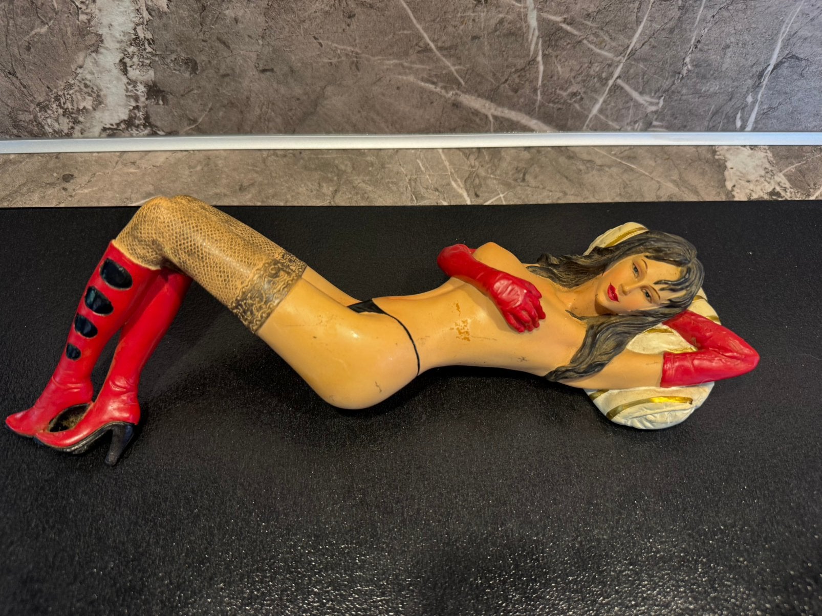 Erotisch Decoratiebeeldje - Sexy Lady / Pin-Up, Ophalen of Verzenden, Zo goed als nieuw
