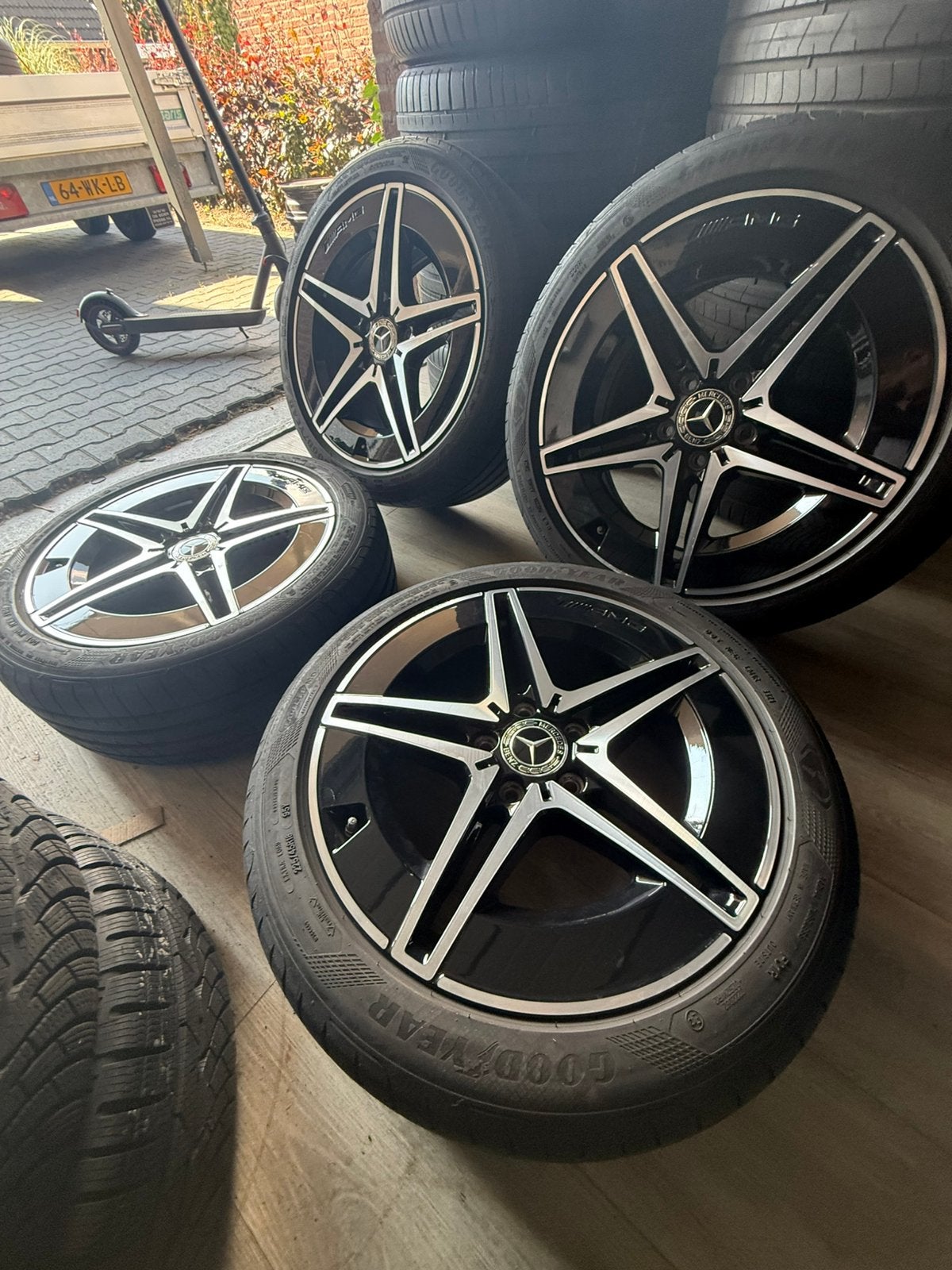 Mercedes amg orgineel/A206/Zomer/breedset/5x112, Auto-onderdelen, Banden en Velgen, 18 inch, ----, Banden en Velgen, Mercedes AMG