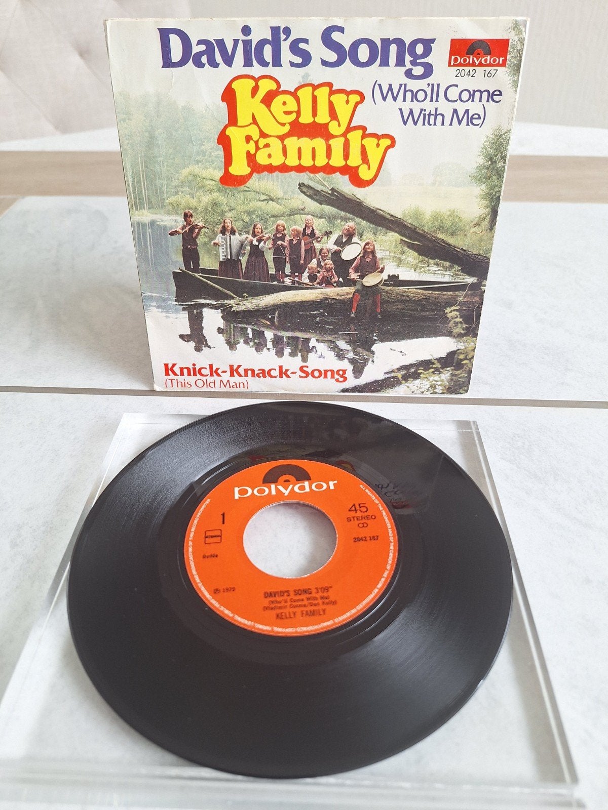 Single van  KELLY  FAMILY  // DAVID"S  SONG ...uit 1979, Cd's en Dvd's, Vinyl | Pop, Ophalen of Verzenden, Zo goed als nieuw, Overige formaten