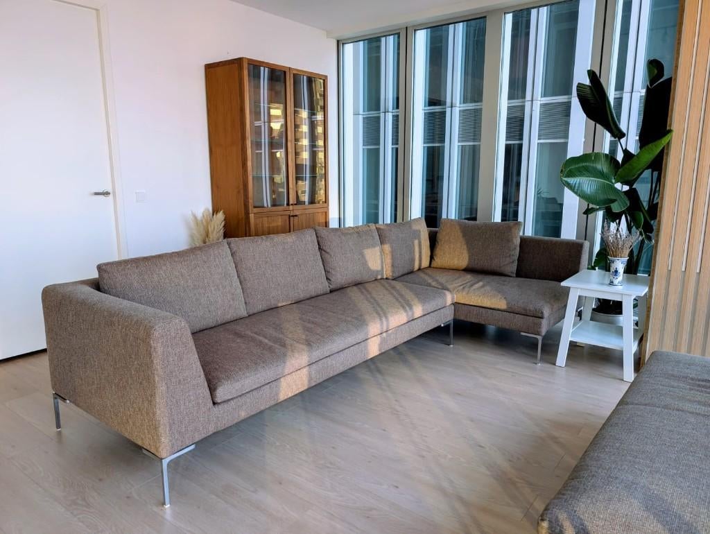 Hoekbank B&B Italia. Ook los van elkaar te gebruiken., Huis en Inrichting, Banken | Bankstellen, Ophalen, Design, Hoekbank, Zo goed als nieuw