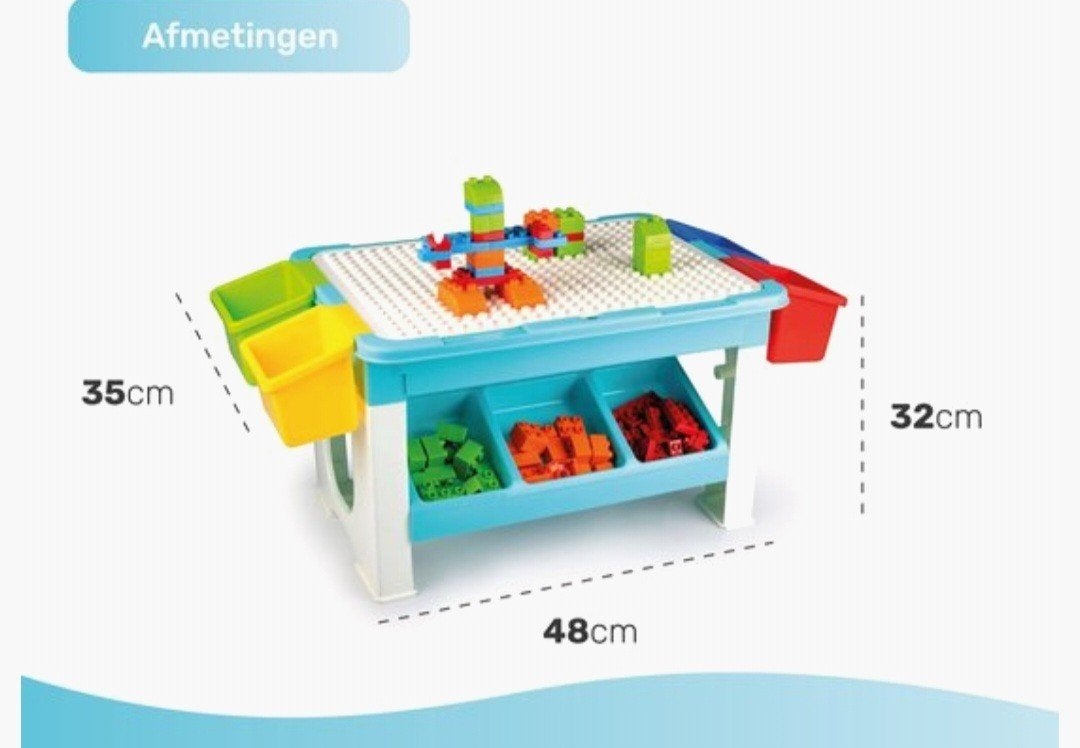 Multifunctionele bouwtafel voor Duplo, water en zand, Ophalen, Zo goed als nieuw, Tafel
