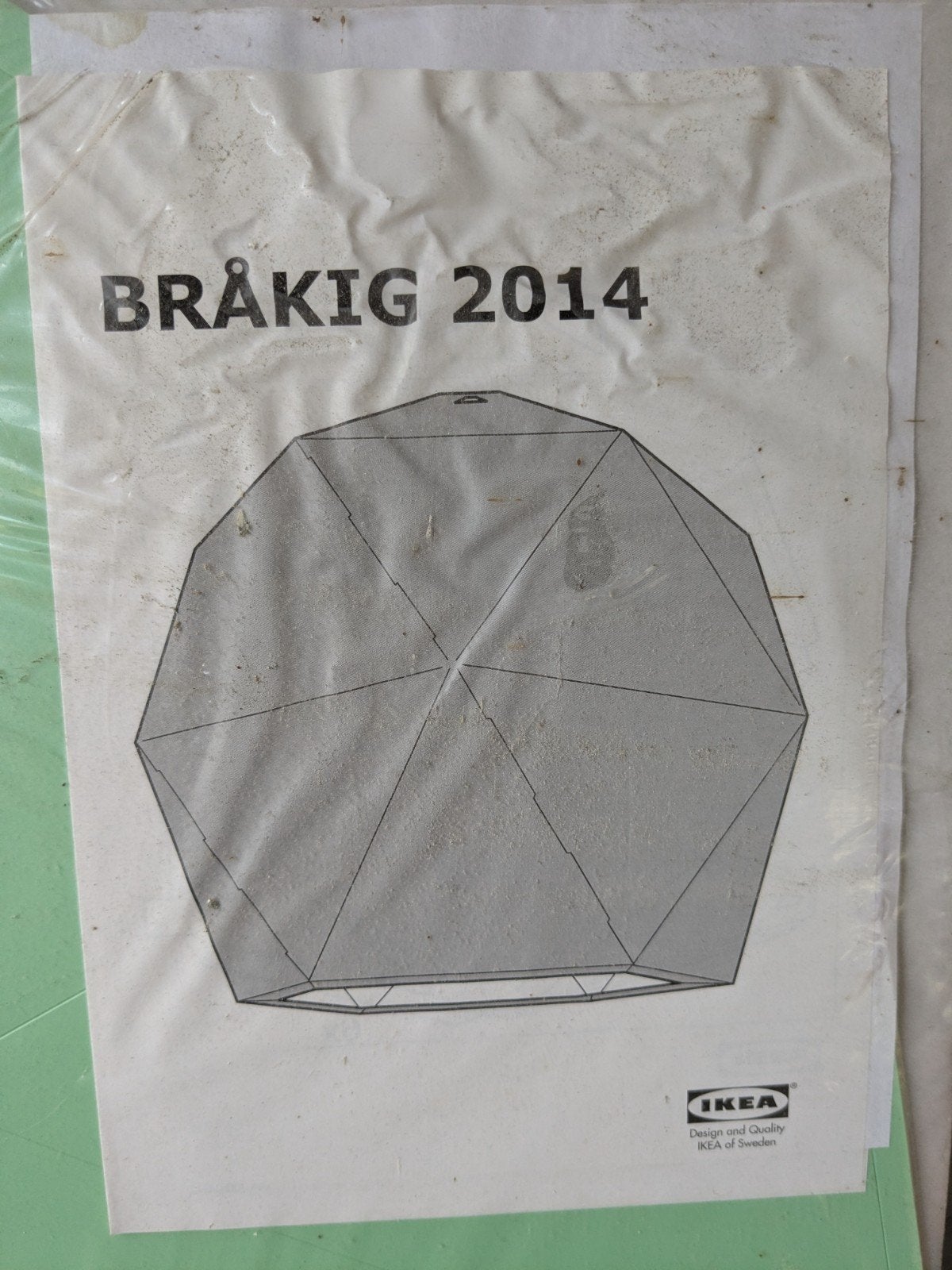 IKEA BRÅKIG 2014 lampenkap - Nieuw in verpakking, Huis en Inrichting, Hanglamp, Papier/karton, Nieuw, Ophalen of Verzenden