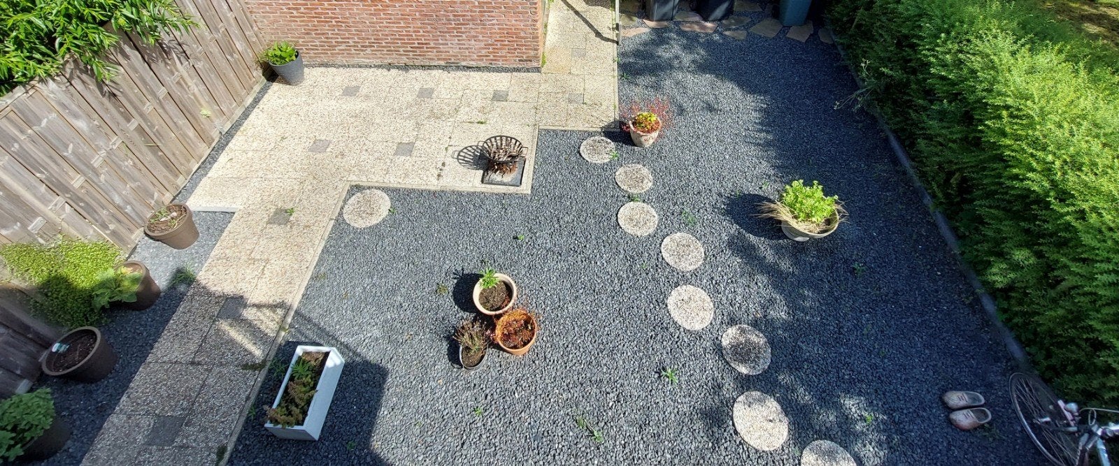 Gratis - Basalt split Antraciet 16-25 mm - ca.65m², Ophalen, Nieuw, Antraciet, Split