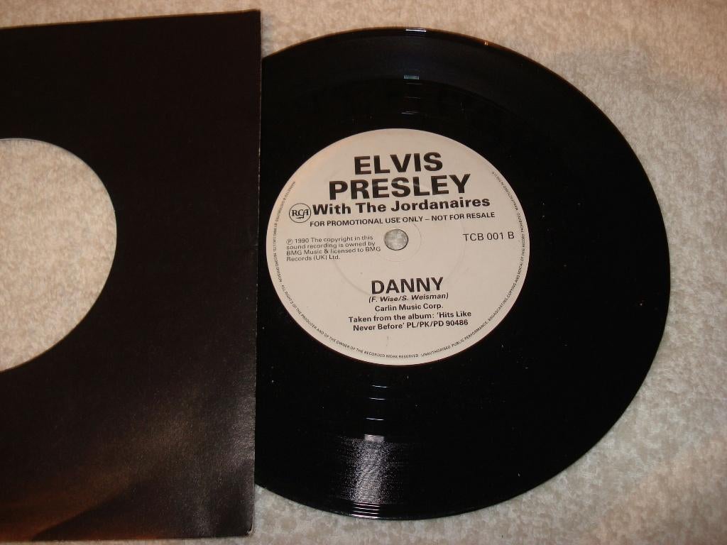 Elvis Presley   Promo  Danny  Fool Such as i   UK   Orgineel, Ophalen of Verzenden, Zo goed als nieuw, Pop