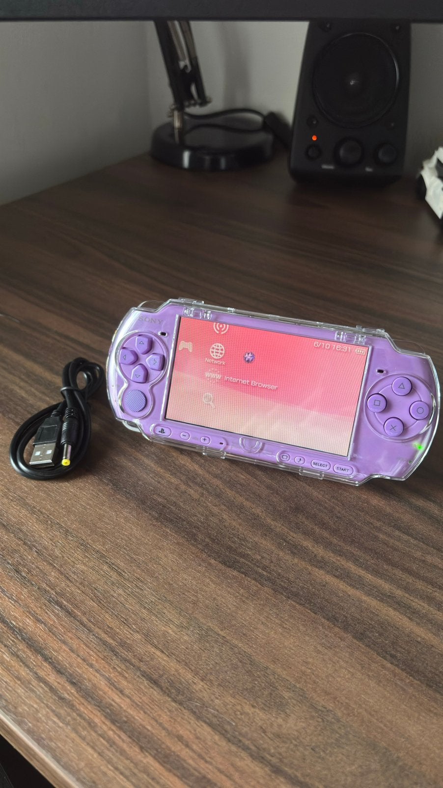 Playstation Portable 3004 - Purple, Met games, Overige kleuren, PSP 3000, Ophalen of Verzenden