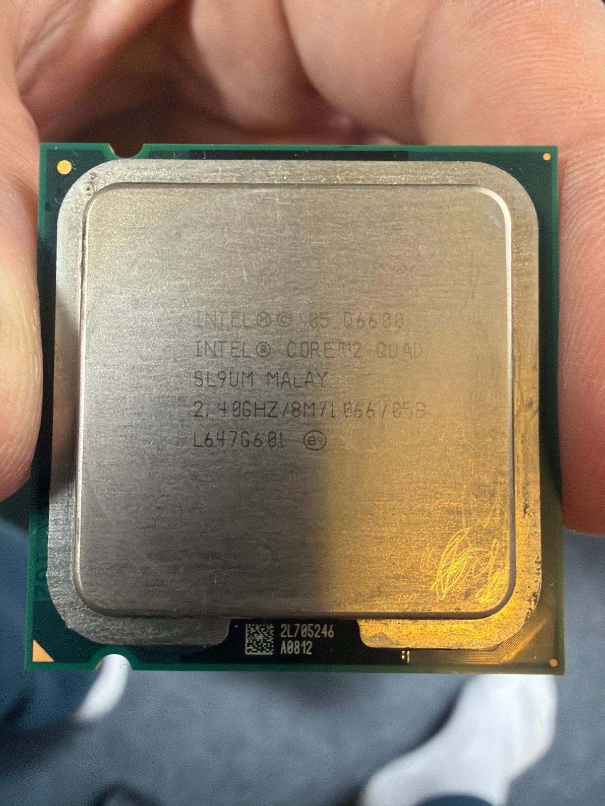 Intel Core 2 Quad Q6600 2.4GHz Processor, Ophalen of Verzenden, Gebruikt, 4-core, 2 tot 3 Ghz