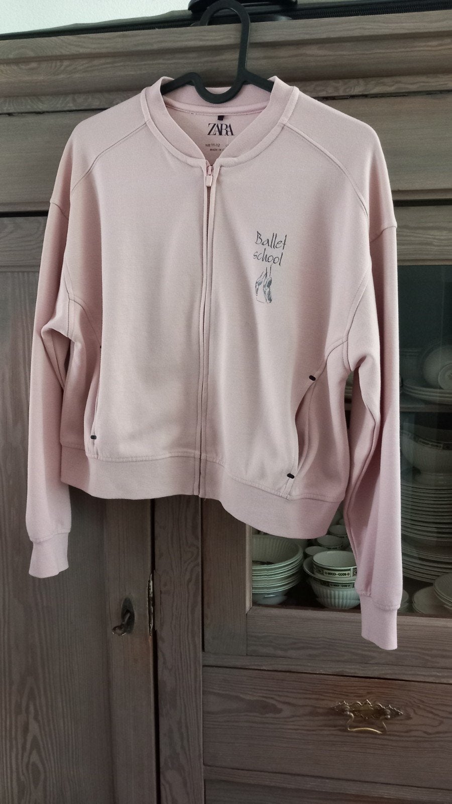 Zara oud-roze vest maat 152, Kinderen en Baby's, Kinderkleding | Maat 152, Meisje, Trui of Vest, Ophalen of Verzenden, Zo goed als nieuw