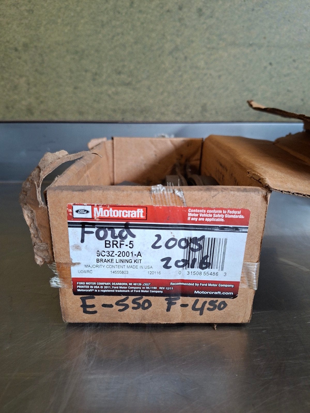 Motorcraft BRF-5 Remblokken E-550 F-450 (2008-2016), Ophalen of Verzenden, Nieuw, Ford