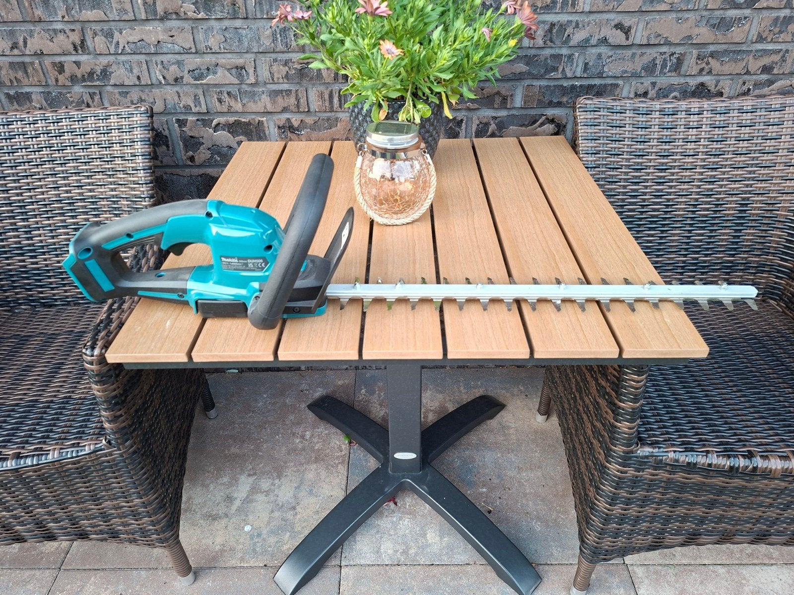Accu-heggenschaar Makita DUH506, Tuin en Terras, Heggenscharen, Ophalen, Zo goed als nieuw, Accu